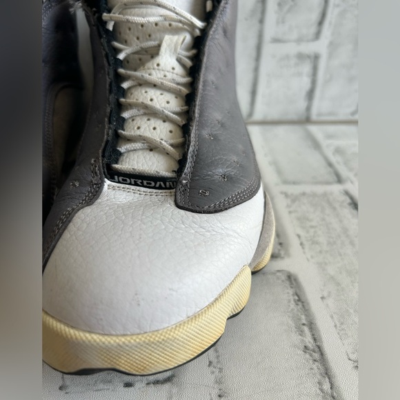 Air Jordan 13 Retro Atmosphere Grey Black White 414571- 016 Men’s Shoes Size 11 - Picture 4 of 12